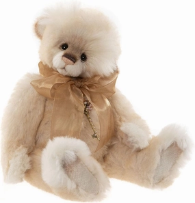 Charlie Bears Monet | 2022 Alpaca & Mohair Teddy Fully Jointed Handmade Collectable Isabelle Stuffed Animal 13"