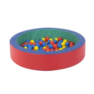 Children's Factory-CF331-334 Mini-Nest Ball Pool for Toddlers and Kids, Indoor Outdoor Soft Foam Round Ball Pit, Baby Play Yard, Kiddie Dry Pool, Multi
