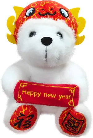 Chinese New Year Snake Plush Lunar New Year Teddy Bears Plush Stuffed Animal Year of The Snake 2025 Spring Festival Mascot Decorations Gifts for Adults