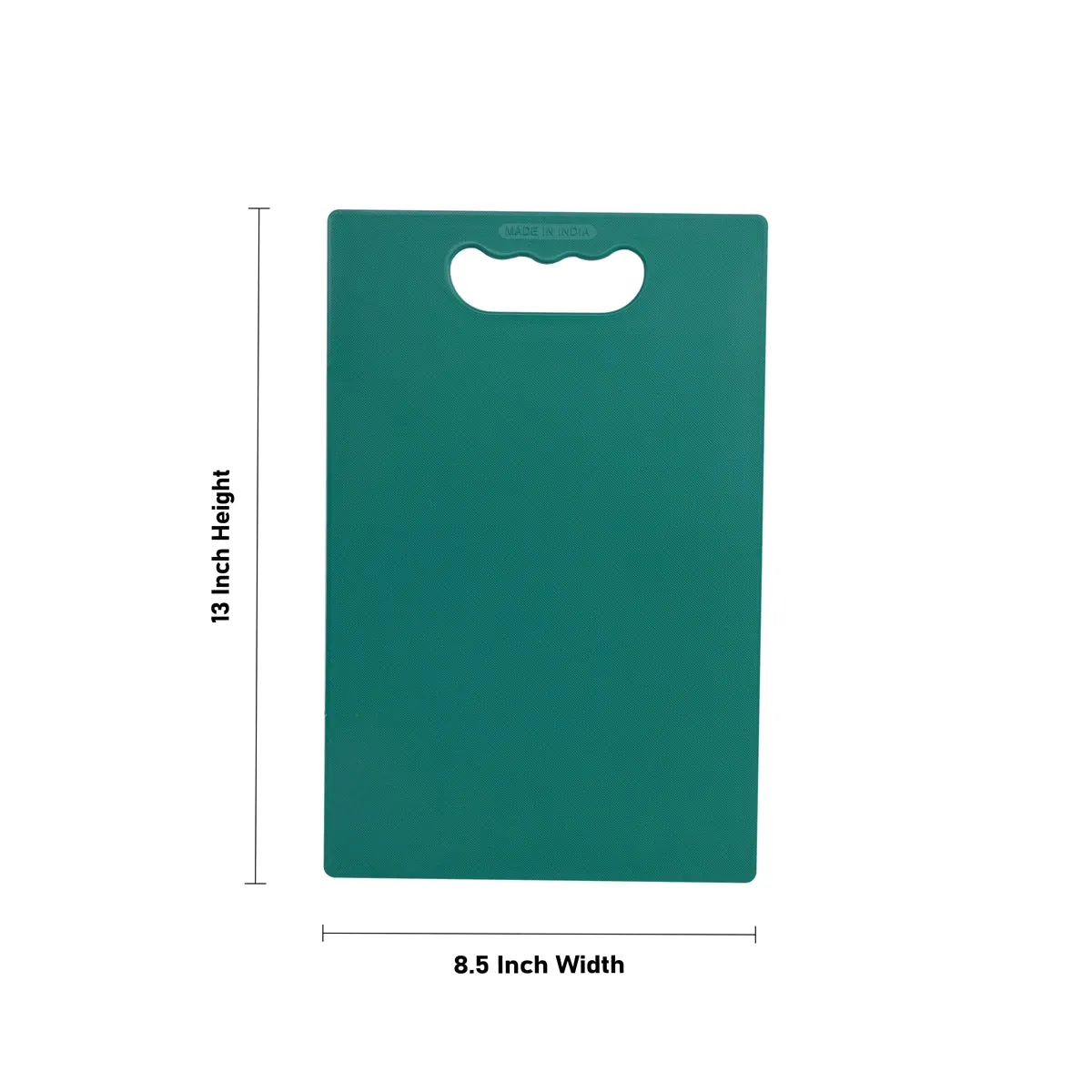 Chopping Board - 13 x 8.5 Inches | Plastic Fruit Vegetable Cutting Board for Kitchen