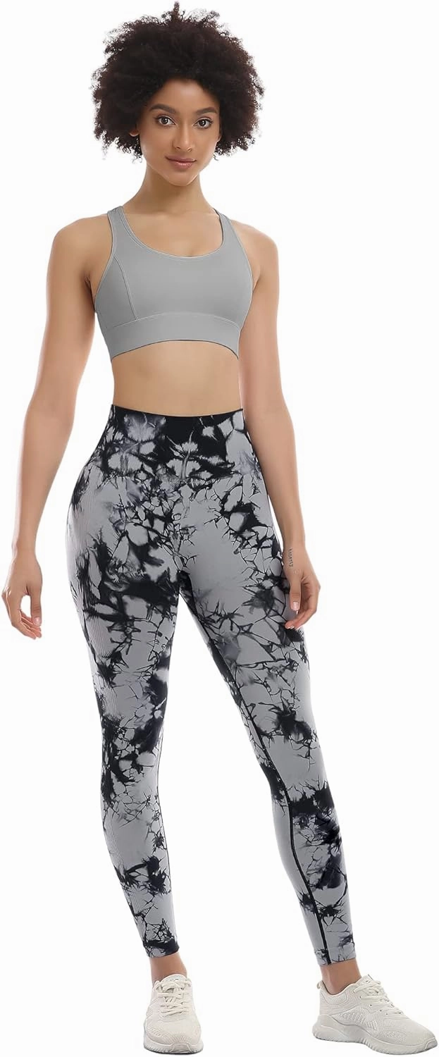 CHRLEISURE 3 Piece Workout Leggings Sets for Women, Gym Scrunch Butt Butt Lifting Seamless Leggings