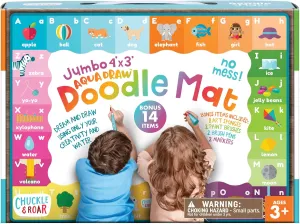 Chuckle & Roar - Doodle Mat - Water Color Fun - Mess Free Arts and Crafts - Great for Toddlers