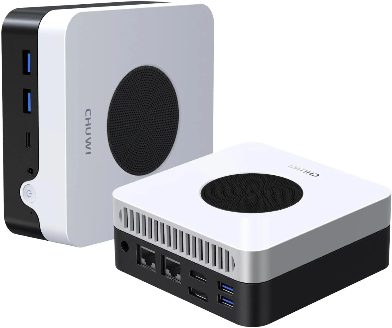 CHUWI LarkBox X Mini PC, Intel N100(3.4GHz,TDP 15W), 512G SSD 12GB LPDDR5, 4K Triple Display, Windows 11 Mini Desktop Computer, USB3.2, WiFi 6, BT5.2,HDMI, 2.5G 1G Dual LAN, VESA