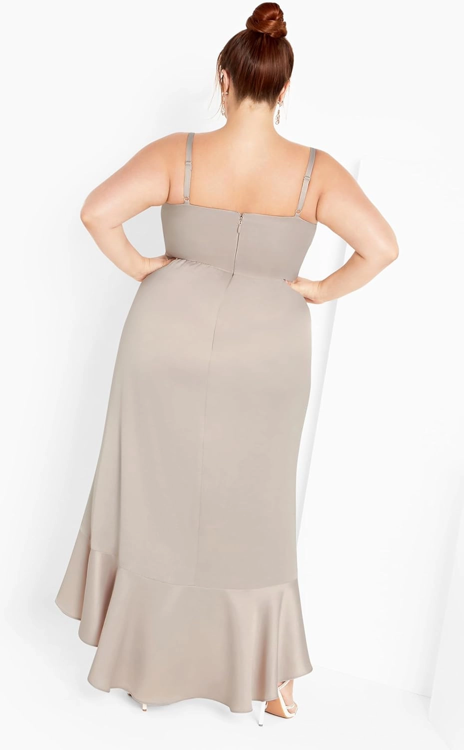 City Chic Women's Maxi Bella Ruffle Ff