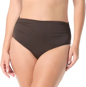 COCO REEF Impulse High Waisted Bikini Bottoms for Women – Full Coverage Swimwear with Mesh Ruching for Flattering Fit