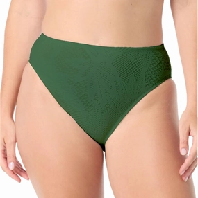 COCO REEF High Esteem High Leg High Waist Bikini Swim Bottom — Tummy Control Swimsuit Bottom