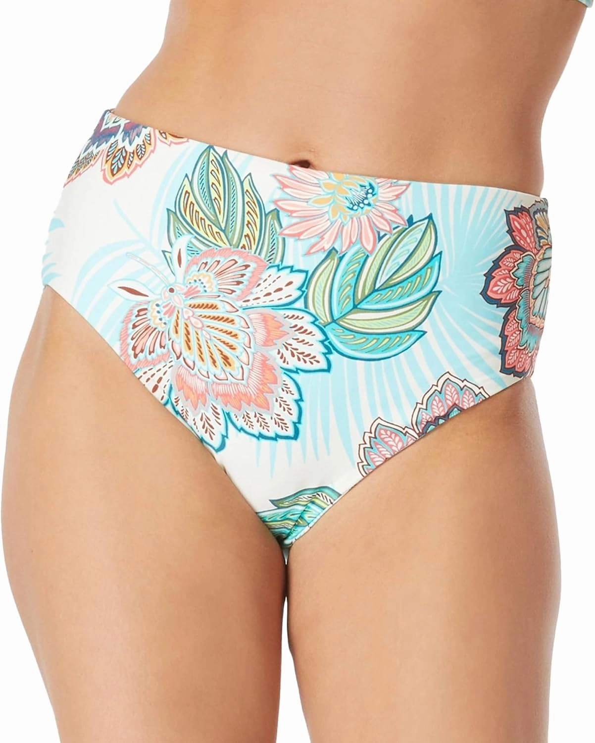 COCO REEF Verso Reversible High Waist Bikini Swim Bottom — Rollover Low Rise Option