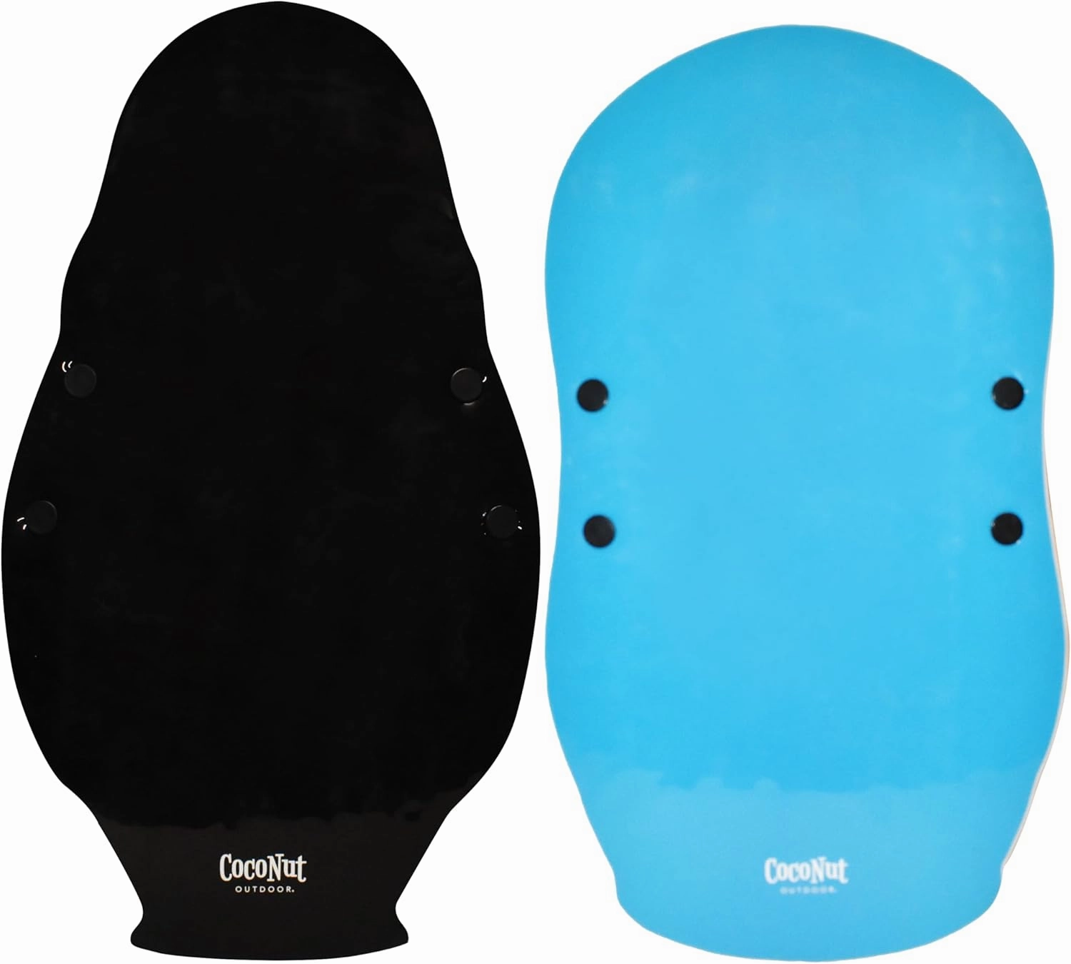CocoNut Outdoor- Foam Snow Sled 2 Packs - Lightweight Foam Toboggans with Grip Handles and Slick Bottom for Increased Speeds, Ideal for Kids & Tweens & Teens