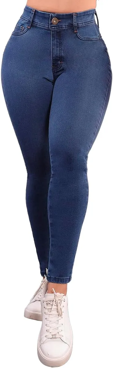 Colombian Stretch Denim Jeans: Butt-Lifting and Lipo High Compression Jeans