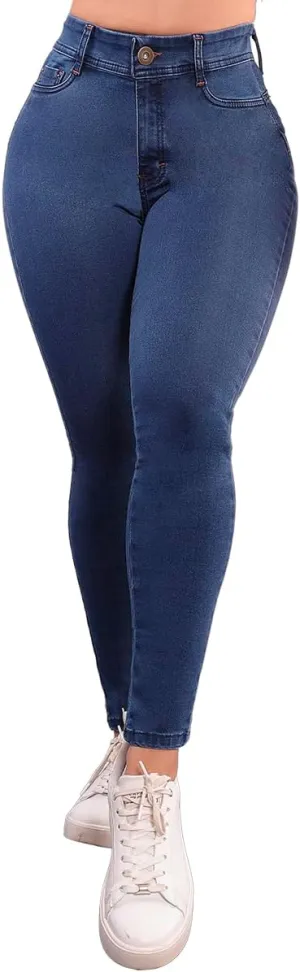 Colombian Stretch Denim Jeans: Butt-Lifting and Lipo High Compression Jeans