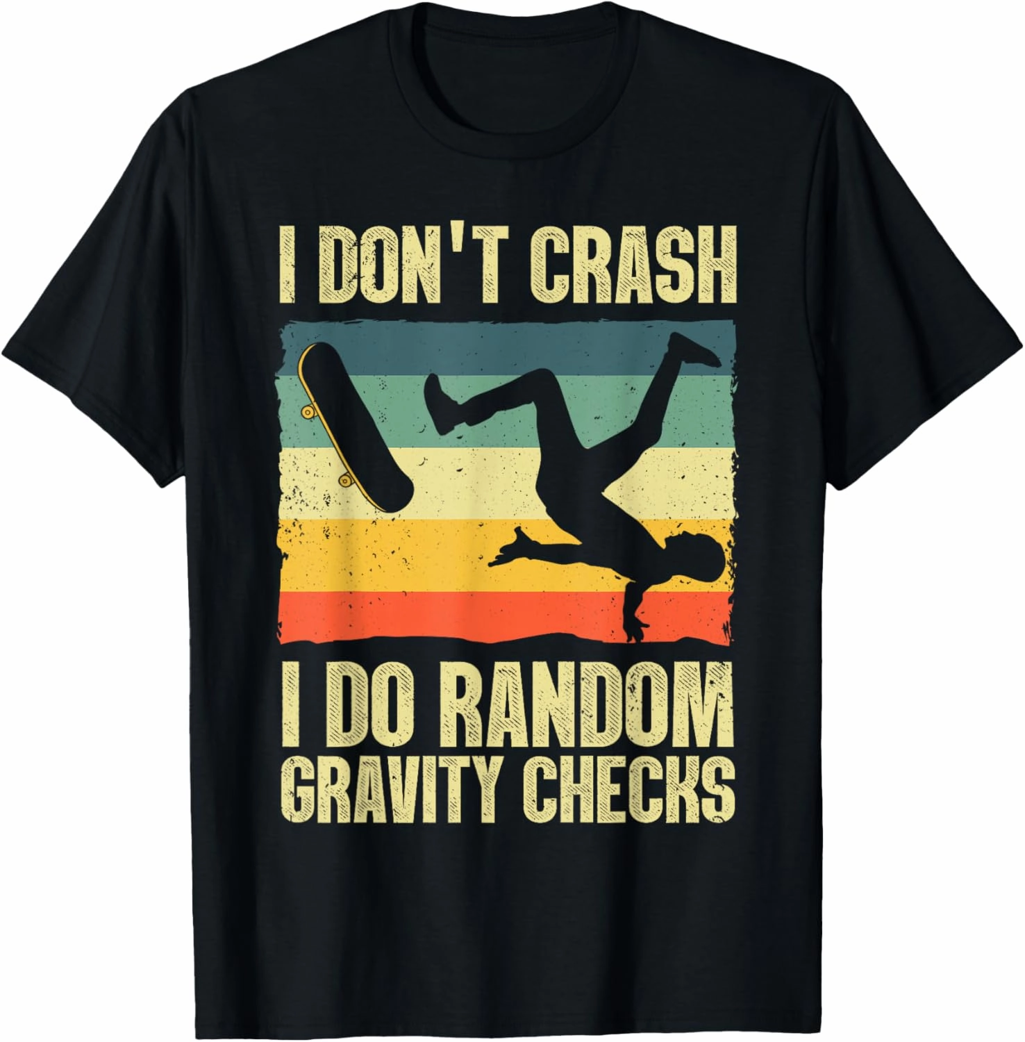 Cool Skateboard Art For Men Women Skateboarding Skate Board T-Shirt