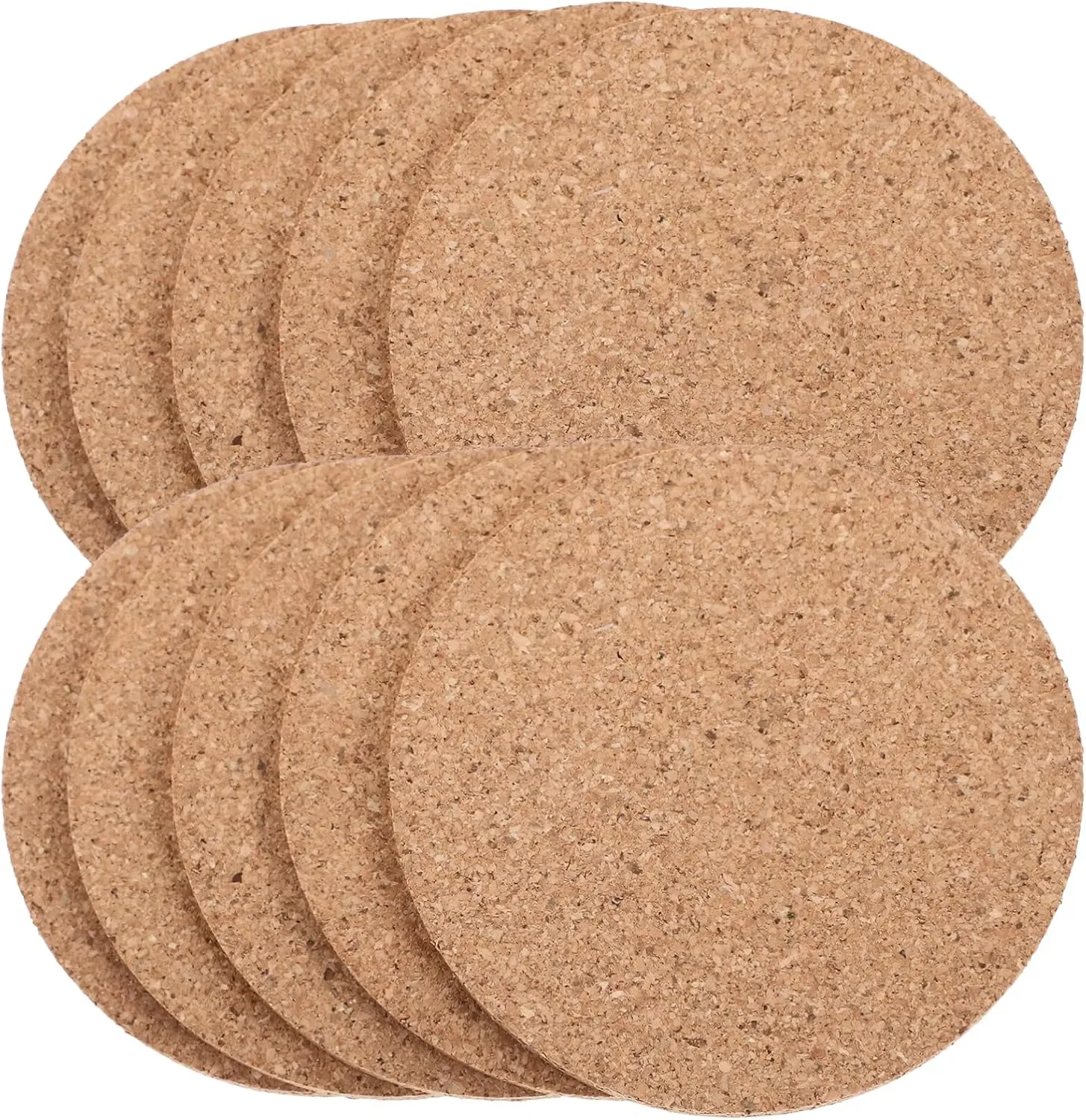 Cork Coasters for Decor Home 20pcs Round Heatproof Coasters Cup Holder Coasters Cork Pads for Coasters Natural Cork Placemats