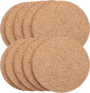 Cork Coasters for Decor Home 20pcs Round Heatproof Coasters Cup Holder Coasters Cork Pads for Coasters Natural Cork Placemats