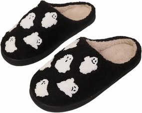 Cozy Furry Slippers for Women & Men, Bear Paw, Halloween, Christmas Designs, Warm Indoor Non-Slip Winter House Shoes