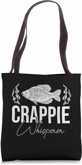Crappie Fishing Bait Lures Rod Fish Tote Bag