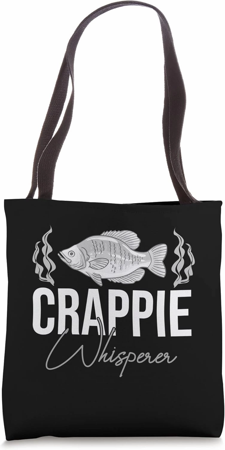 Crappie Fishing Bait Lures Rod Fish Tote Bag