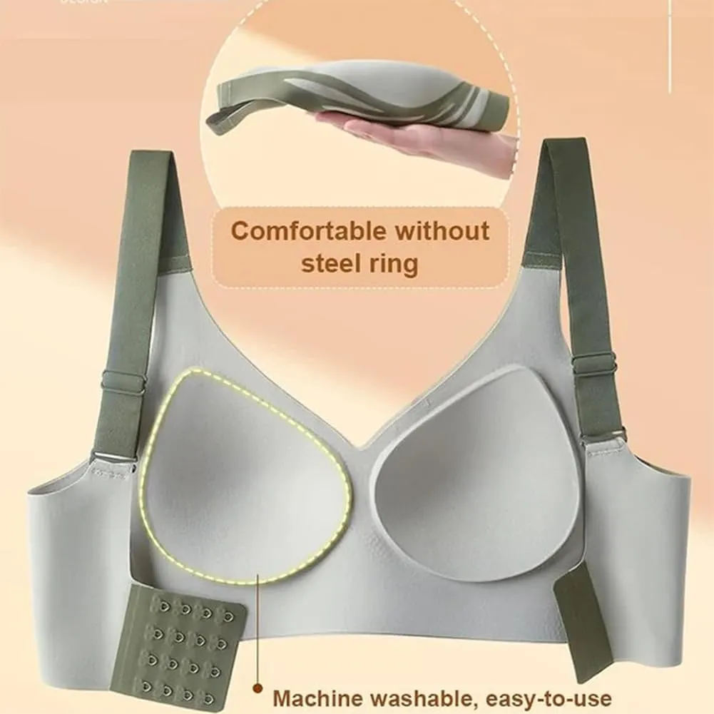 Currentlye Brassier, Currentlye Pro Bra, Sujetador Push Up Sin Aros,Anti-Sagging Wireless Push-Up Bra