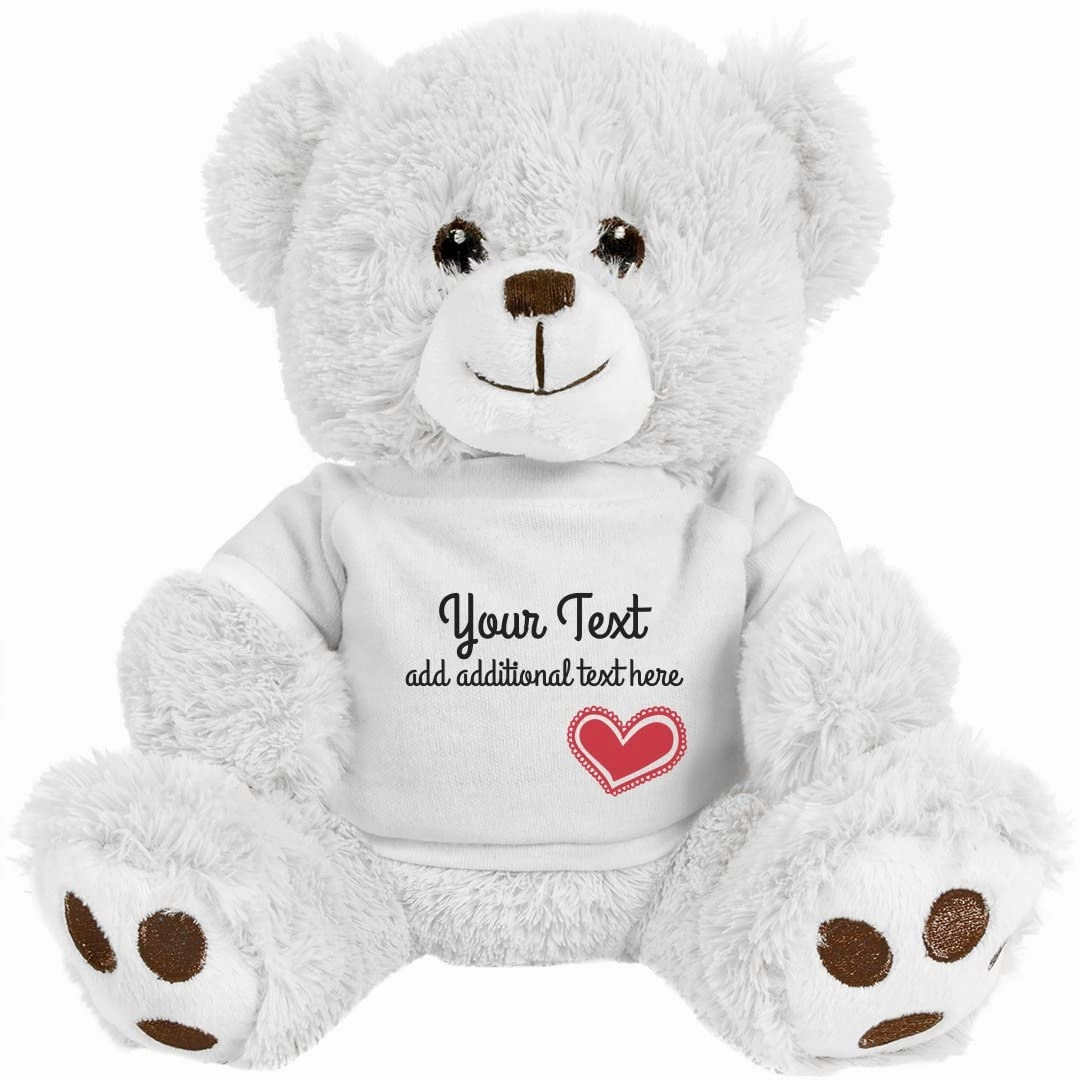Custom Cute Teddy Bear Gift: 10 Inch Teddy Bear Stuffed Animal