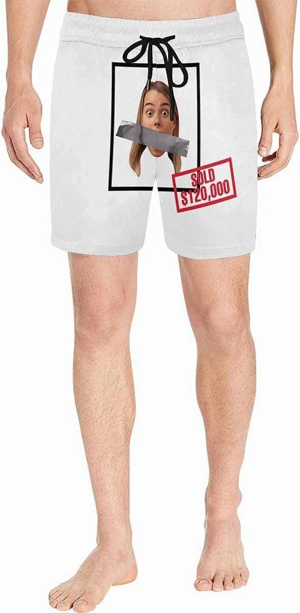 Custom Funny Swim Shorts with Faces Customized Gifts Mens Swim Trunks Wife Girlfriend Photos Beach Board Short for Men