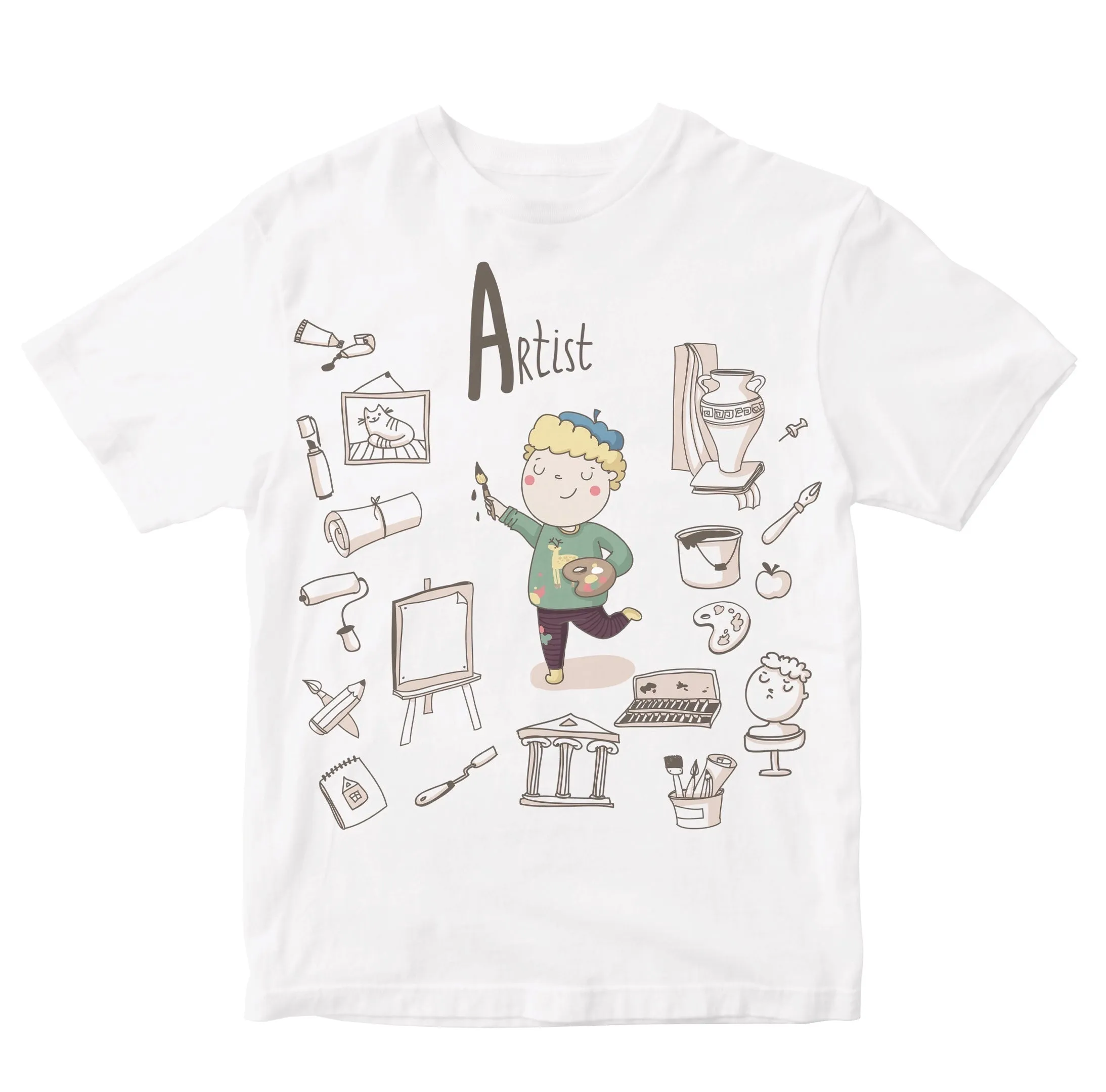Cute Artist - Cute Alphabet Profession Toddler