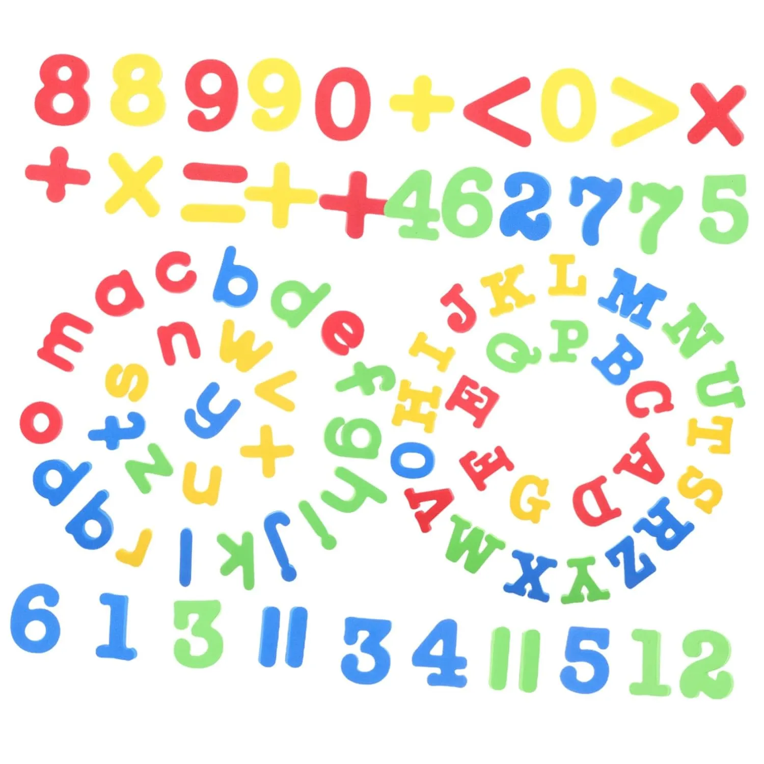 Cute Fridge Decors 84pcs Alphabet Numbers Stickers Easy Peel Stick No Residue