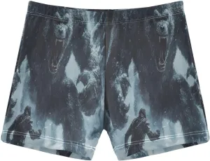 Cute Pug Boys Board Shorts, Boy Toddler Swimsuit, Little Boy Swimsuit, Boys Beach Shorts