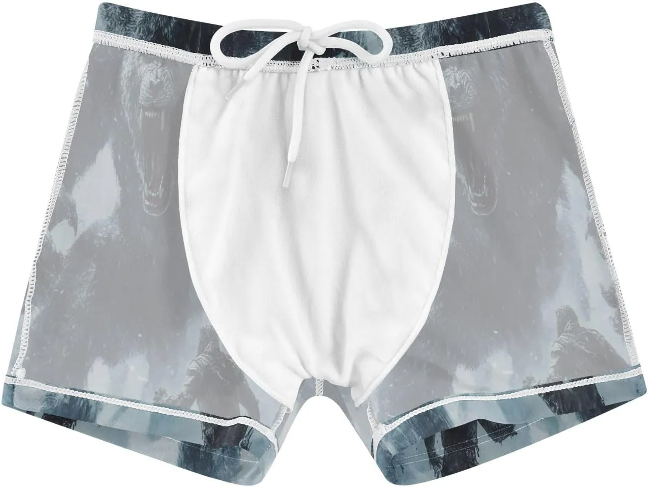 Cute Pug Boys Board Shorts, Boy Toddler Swimsuit, Little Boy Swimsuit, Boys Beach Shorts