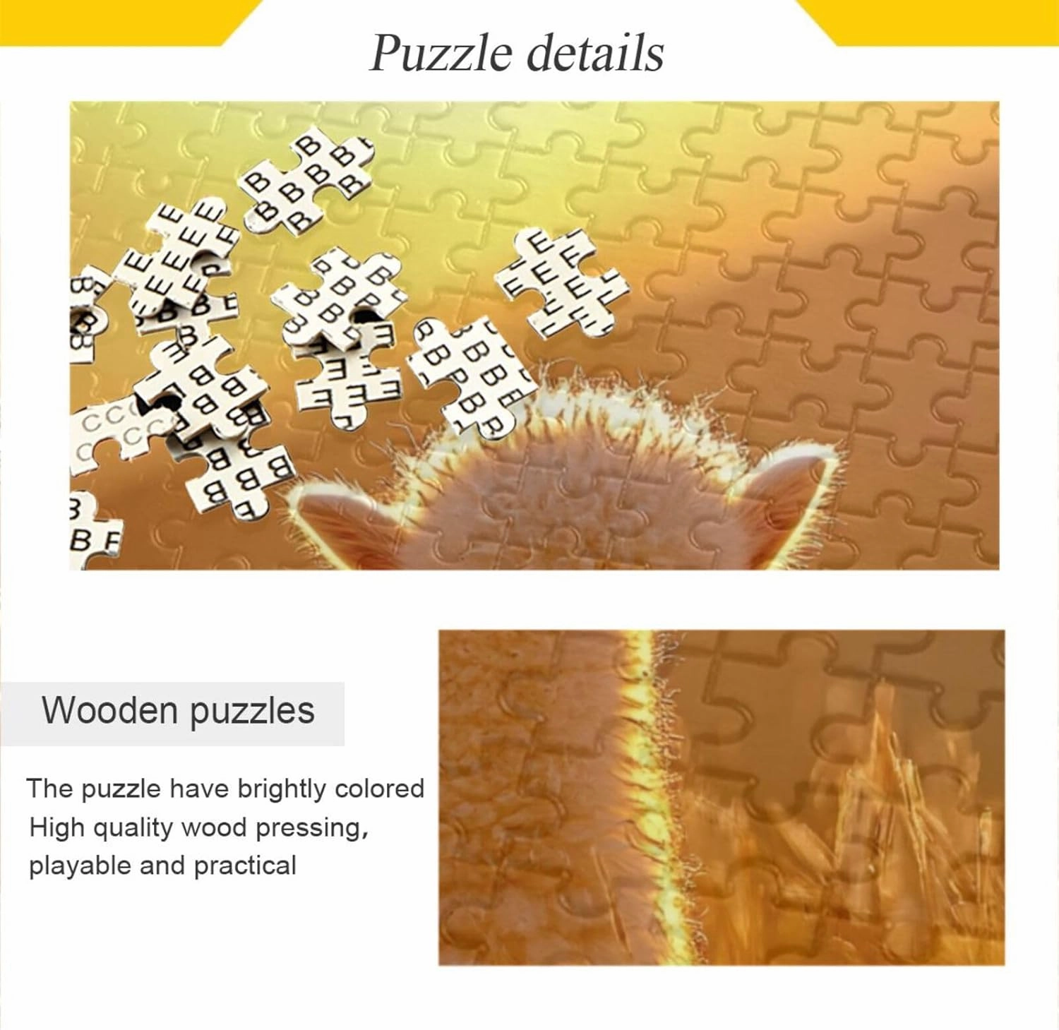 Cute Alpaca Grassland Sunset Jigsaw Puzzle 500 Piece, Educational Intellectual Decompression Puzzle Game Jigsaw Puzzle for Adult Active Thinking Party Entertainment, Family Games