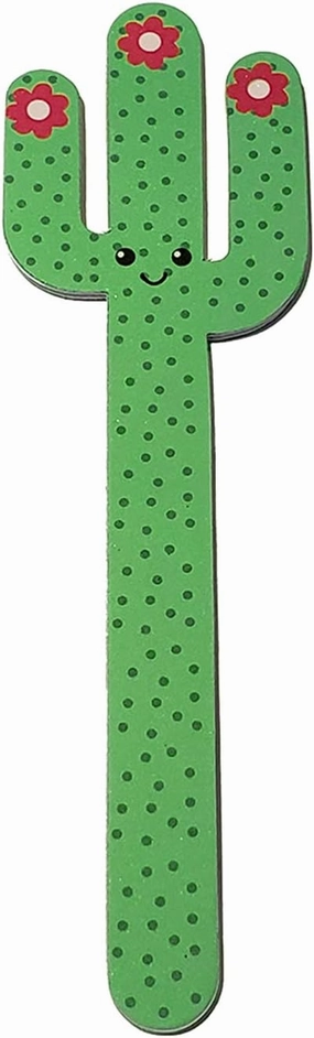 Cute Girl Cactus Nail File (12pcs/lot) Double-Sided Nail File Emery Board Set