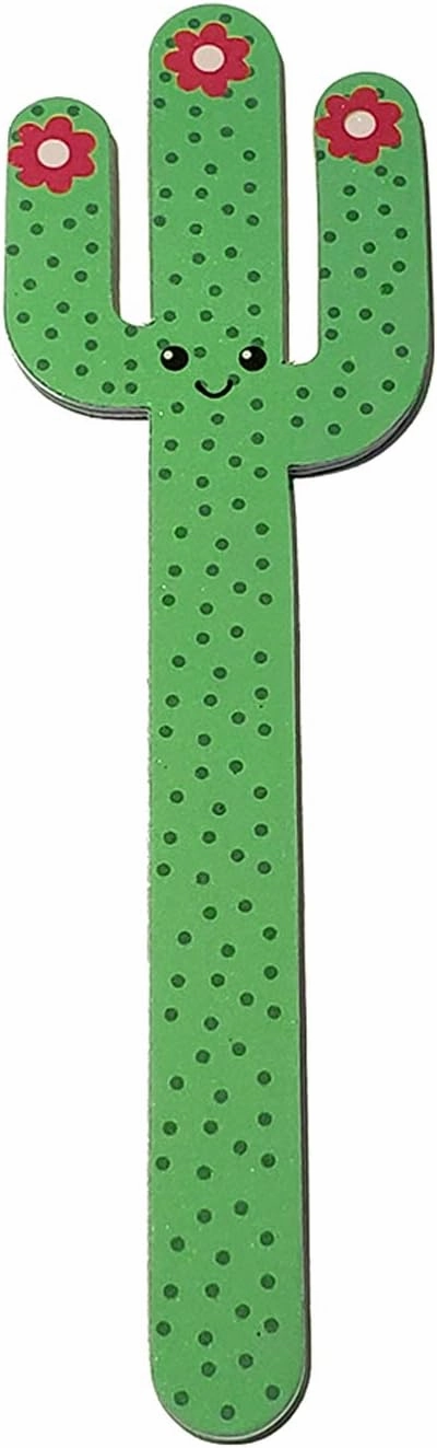 Cute Girl Cactus Nail File (12pcs/lot) Double-Sided Nail File Emery Board Set