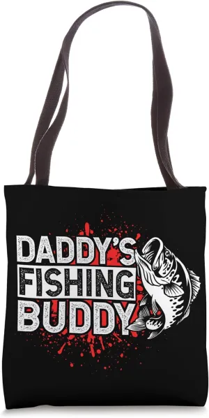 DADDY Fishing Buddy Fish Fishing Bond Trip Fishing Love Tote Bag