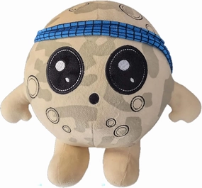 Dead Alive Games: Lunar Rush: Moon Plushie - Moonie Medium Firm Stuffing, 9" Tall x 8" Long x 6" Wide, Board Game Celestial Buddy Plush