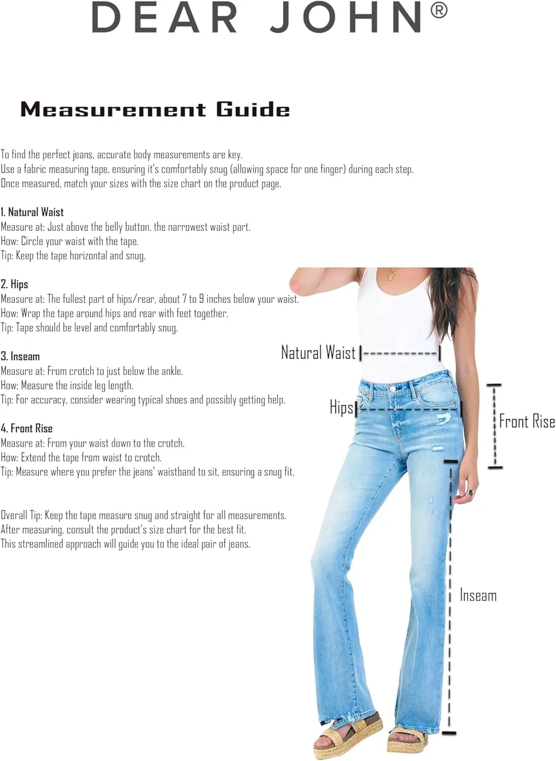 DEAR JOHN Jeanne Flare Women's Jeans Mid Rise Mid-Waisted