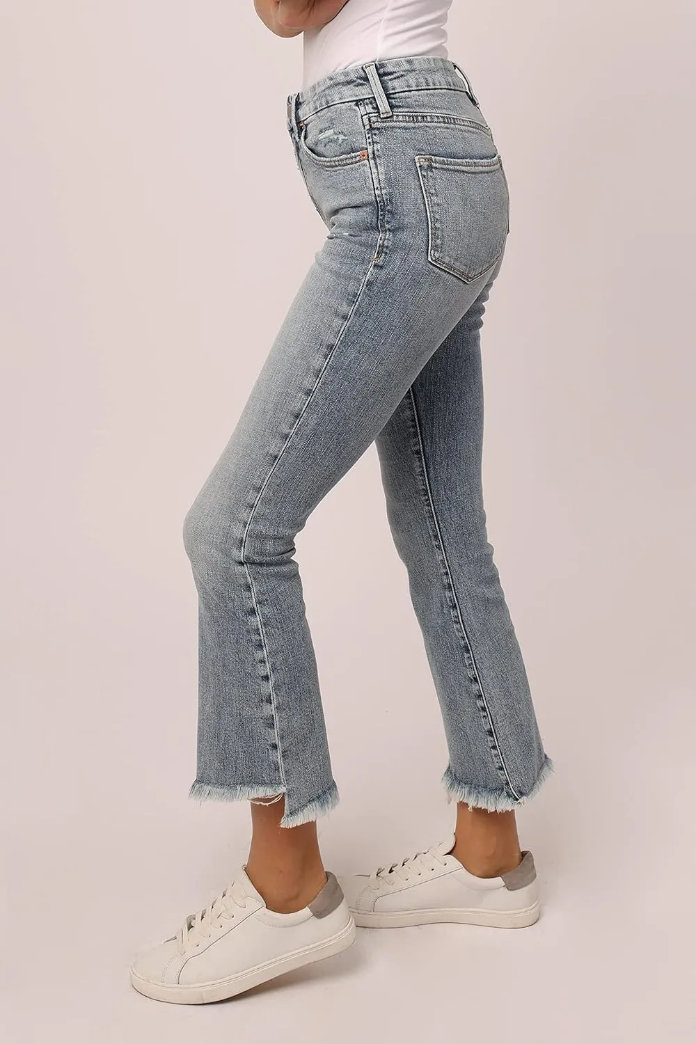 DEAR JOHN Jeanne Flare Women's Jeans Mid Rise Mid-Waisted