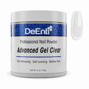 DeEnti Acrylic Nail Powder, 4oz Crystal Clear Acrylic Powder Dip for Nails, Long Lasting Salon Quality, Bubble Free Professional Manicures, Fake Nails, Carving & Extensions