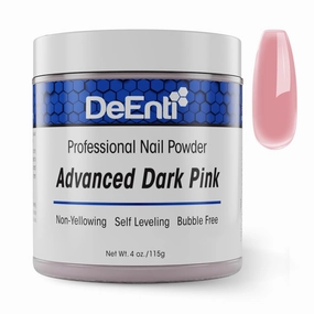 DeEnti Acrylic Nail Powder, 4oz Dark Pink Acrylic Powder Dip for Nails, Long Lasting Salon Quality, Bubble Free Professional Manicures, Fake Nails, Carving & Extensions