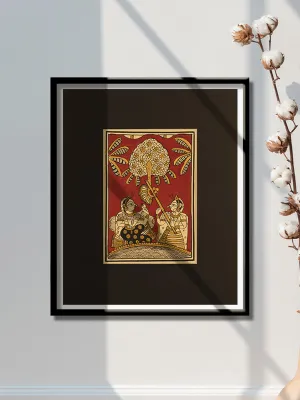 Depiction of a royal scene: Phad by Kalyan Joshi