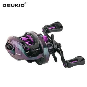 DEUKIO GBS200 Lightweight Colorful Baitcasting Reel with 8KG Drag and 7.1:1 Gear Ratio
