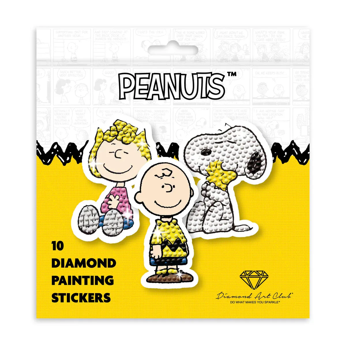 Diamond Art Club Peanuts™ Diamond Painting Stickers (10 pack)
