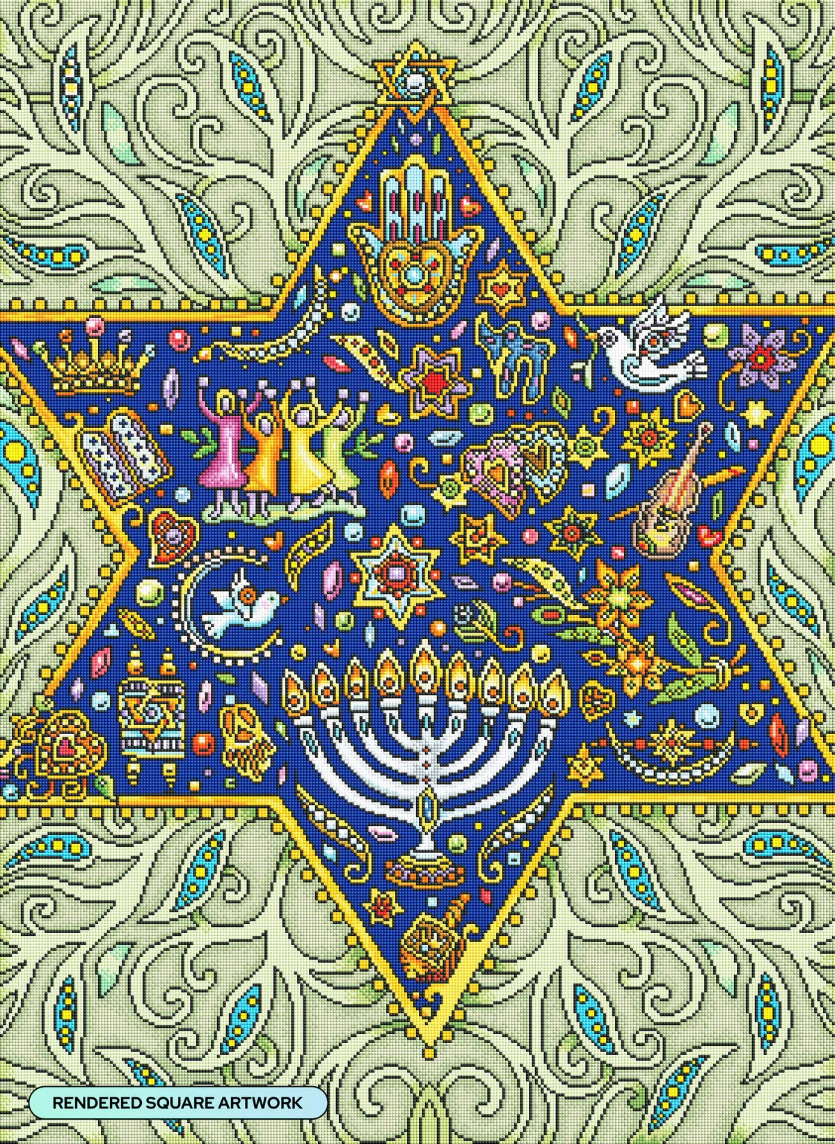 Diamond Art Club The Joy of Hanukkah Star