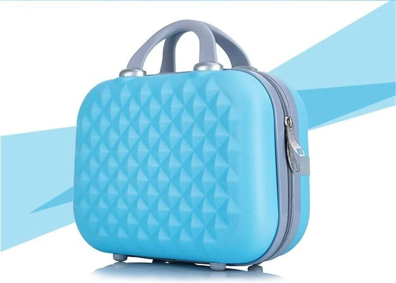 Diamond Surface Typ ABS Polychrome Mini Travel Luggage for Princess Girls Or Women Lady