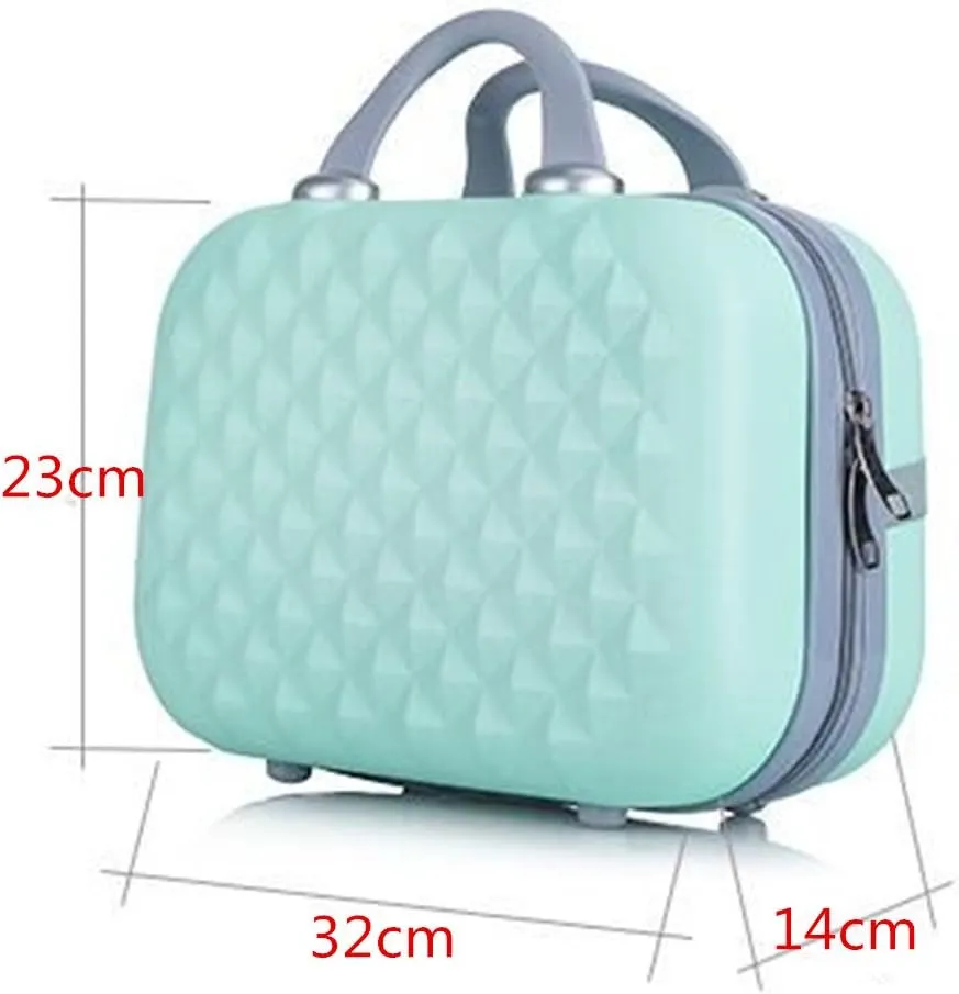 Diamond Surface Typ ABS Polychrome Mini Travel Luggage for Princess Girls Or Women Lady