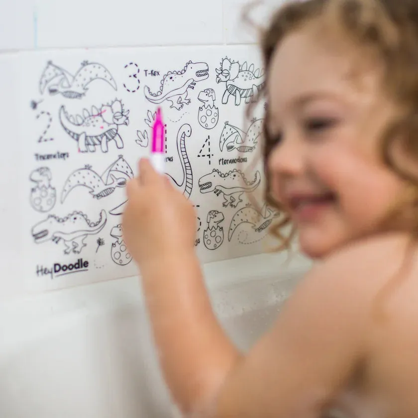 Dino Roar Mini Colouring & Doodle Mat