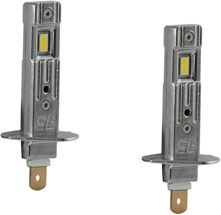 Diode Dynamics SL2 LED Fog Light Bulbs compatible with H1 bulb size (pair), Cool White (6000K)