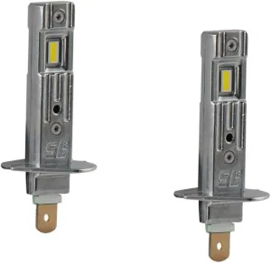 Diode Dynamics SL2 LED Fog Light Bulbs compatible with H1 bulb size (pair), Cool White (6000K)