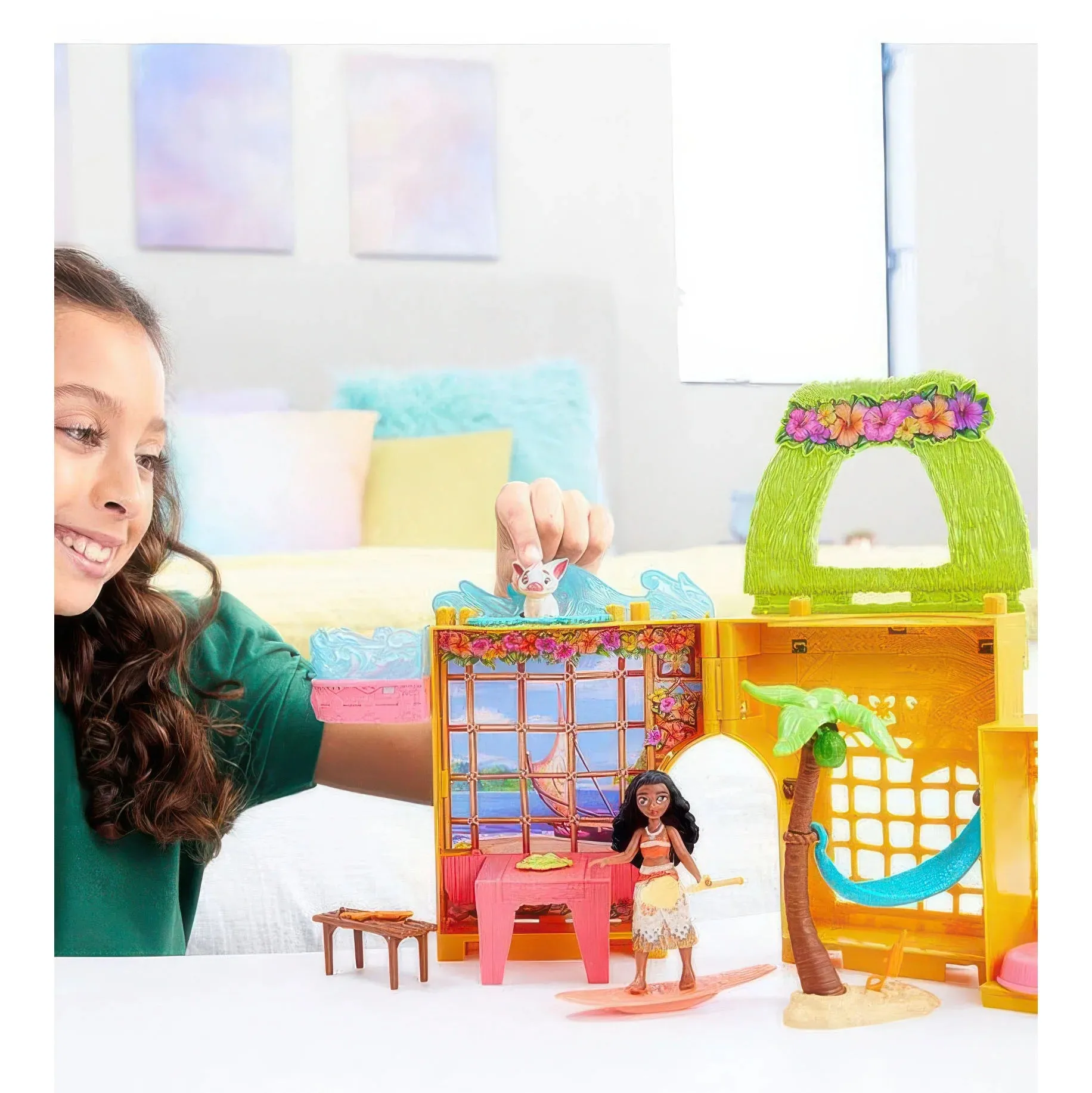 Disney Princess Storytime Stackers Moana Island Home Playset