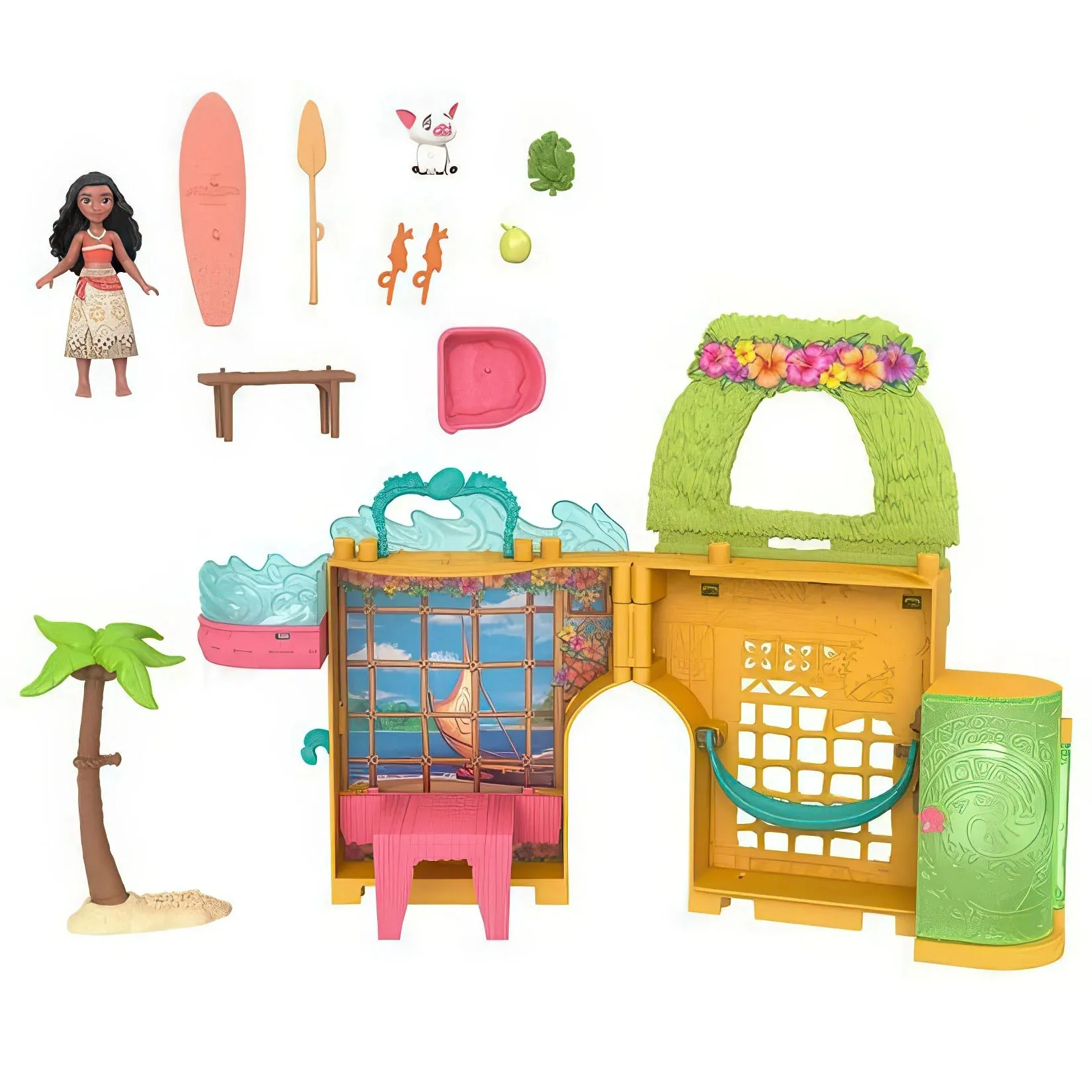 Disney Princess Storytime Stackers Moana Island Home Playset