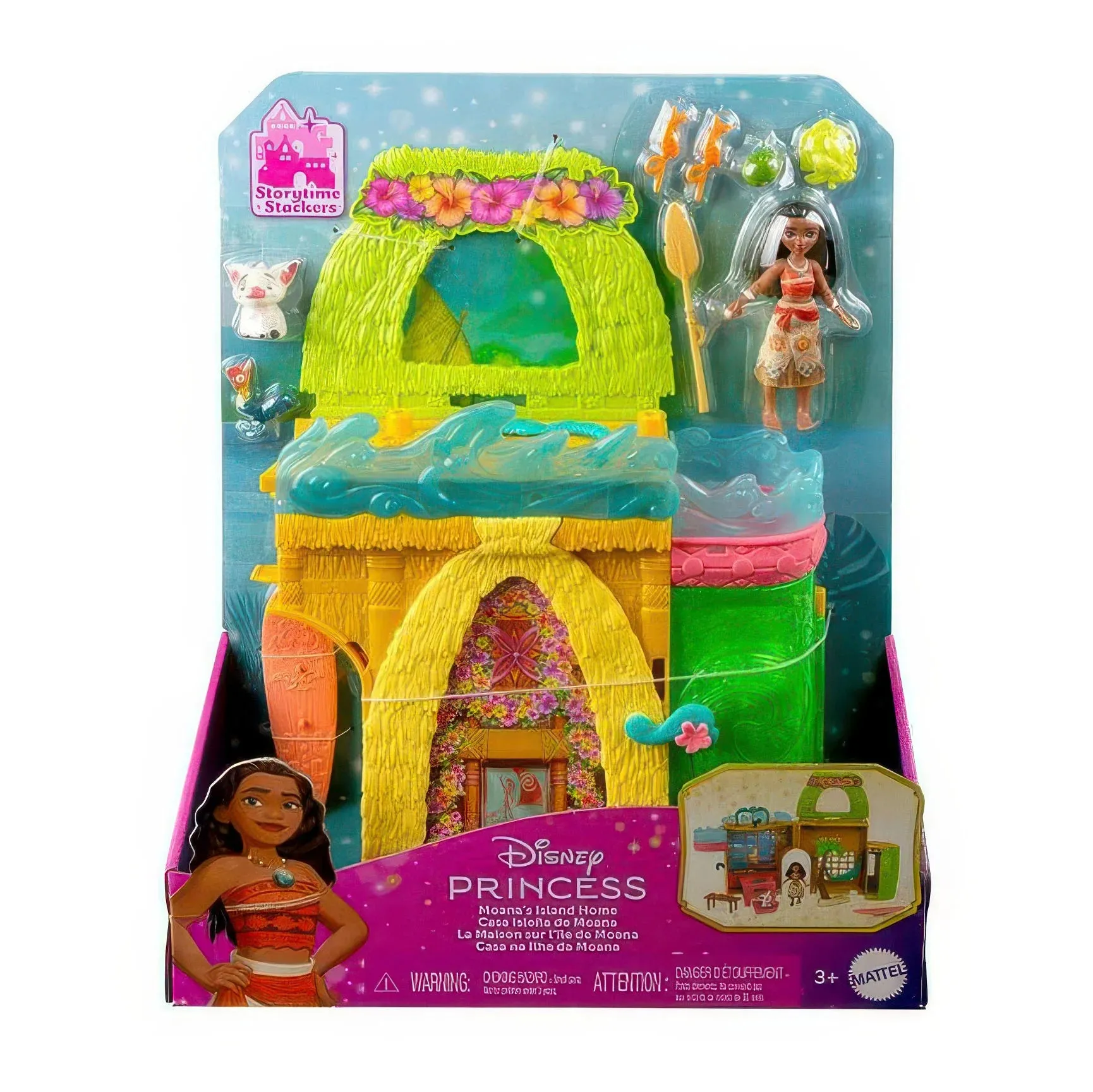 Disney Princess Storytime Stackers Moana Island Home Playset