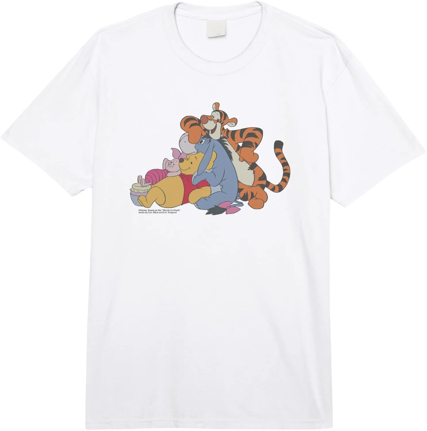 Disney Winnie The Pooh Buddy Pile Comfort Colors Adult Heavyweight T-shirt