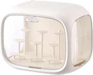 Display Case for Figures with Light, Adjustable Showcase, Display Cabinets for Collectibles, Suitable for Collectibles Action Figures ( Size : Without Lights )